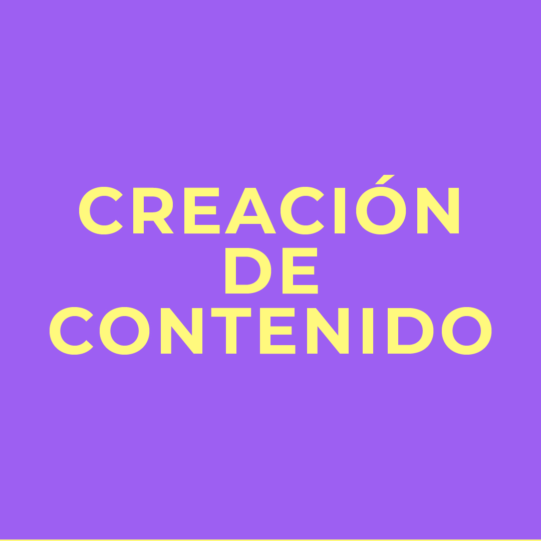 creación de contenido